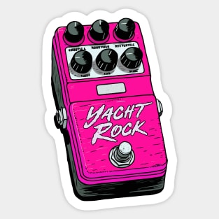 Yacht Rock - Guitar Effects Pedal Sticker